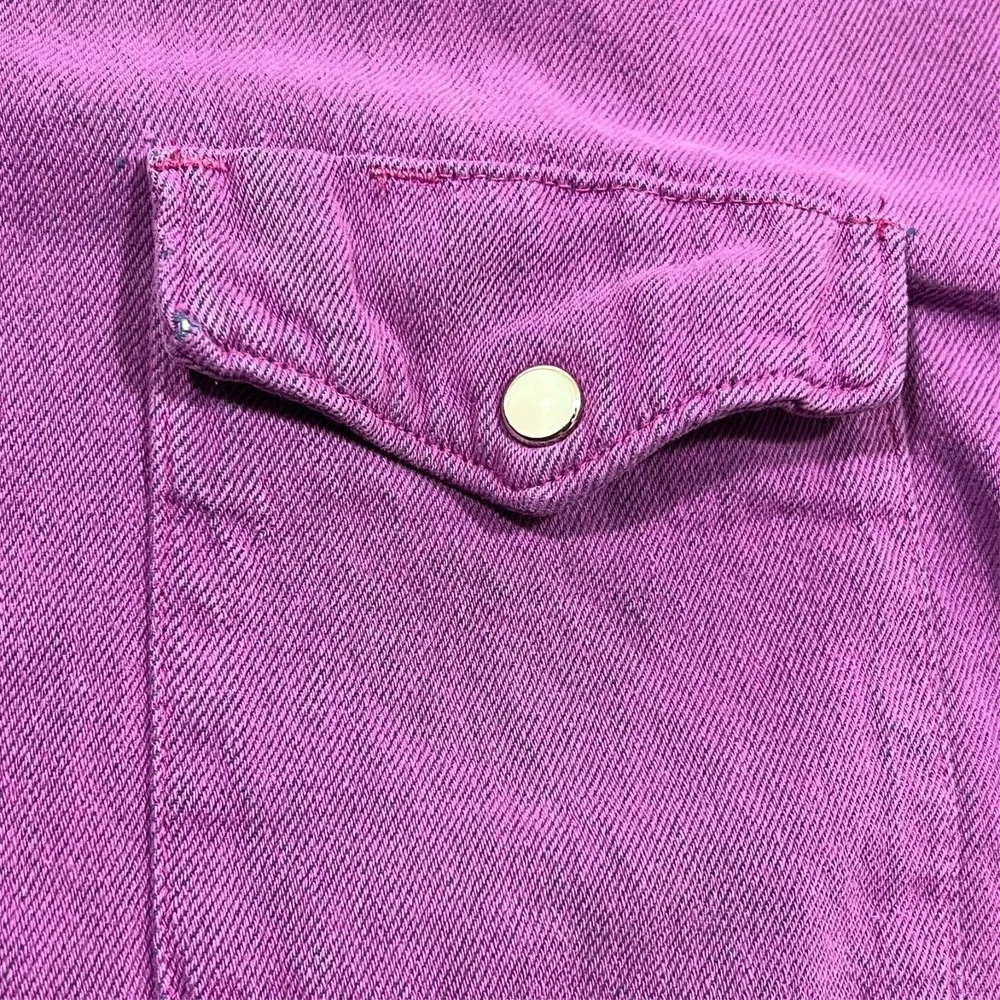 Vintage 90s Wrangler Western Pearl Snap Brushpopper X-Long Tails‎ Shirt XL READ